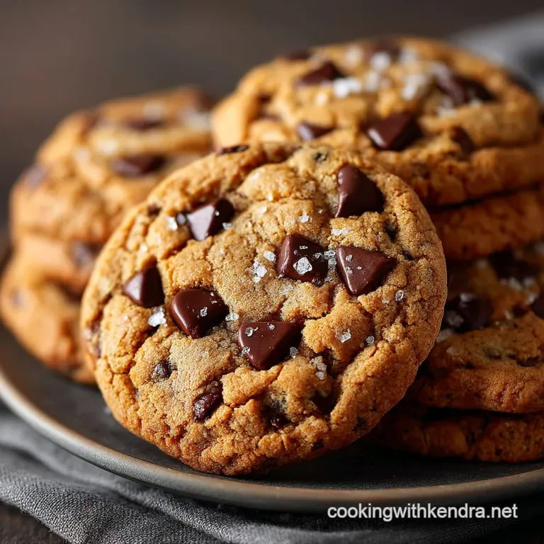 The Golden Standard Chewy Brown Butter Sea Salt Chocolate Chip Cookies