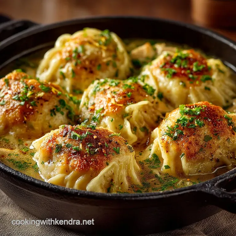 A Proper Comfort Grandmas SlowSimmered Chicken Rolled Dumplings presentation