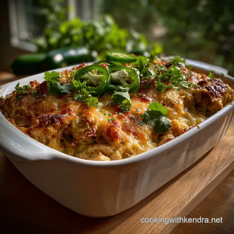 The Perfect Green Chile Chicken Casserole