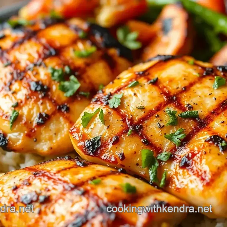 Grilled Chicken with Rice and Cooked Asparagus