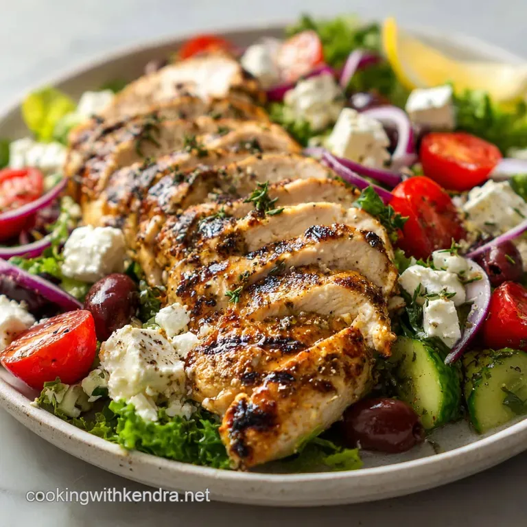 Grilled Chicken Salad Recipe: Mediterranean Style