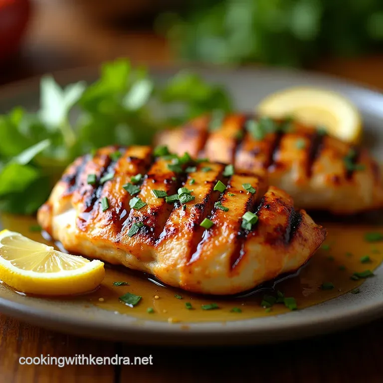 The Ultimate Grilled Greek Lemon Chicken Sunny Marinade Perfect Char presentation