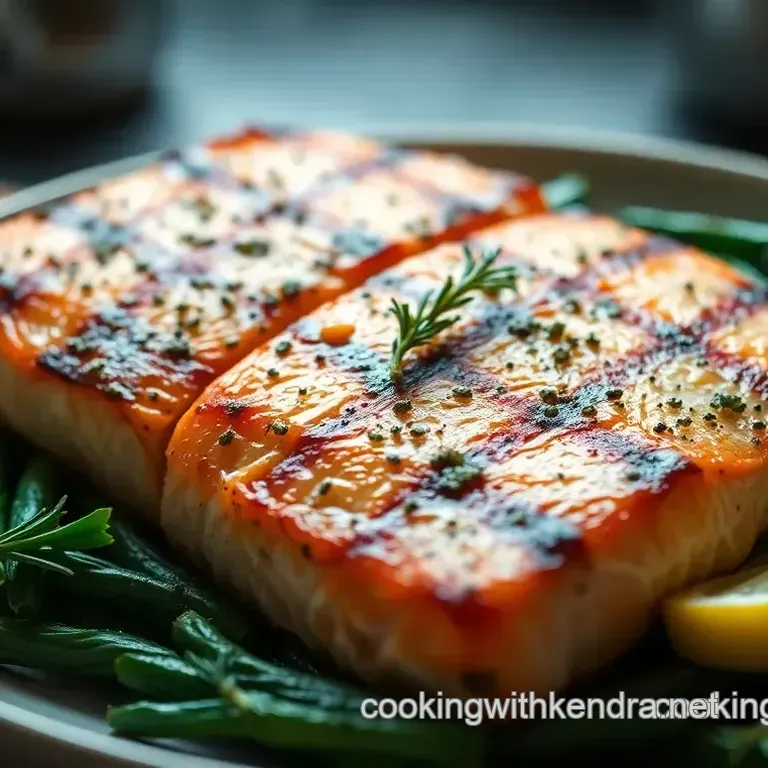 Grilled Salmon with Lemon-Herb Butter