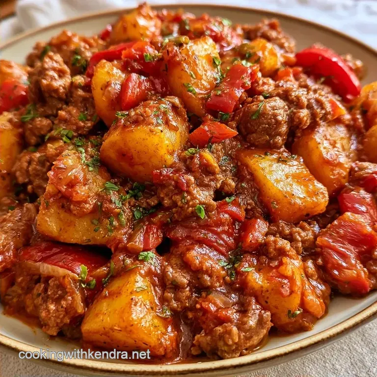 Smoky Ground Beef Potato Goulash