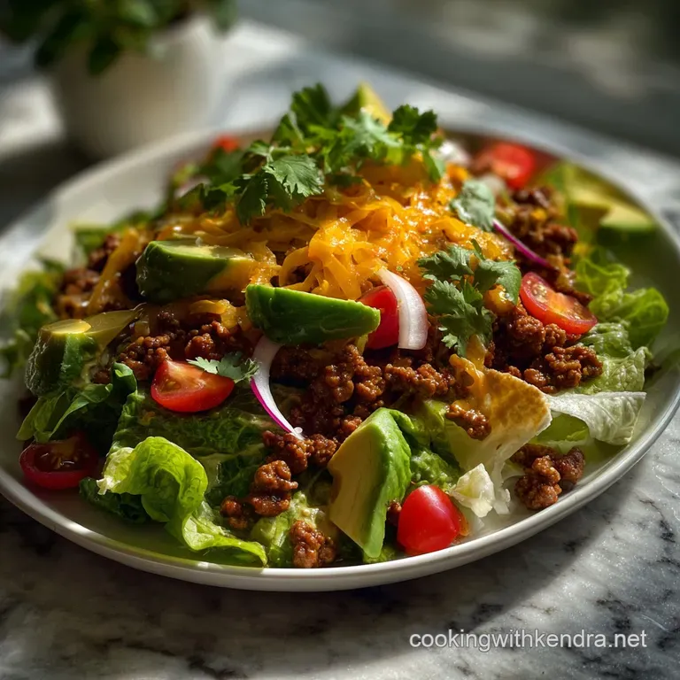 Taco Salad with Ground Beef in 20 Minutes