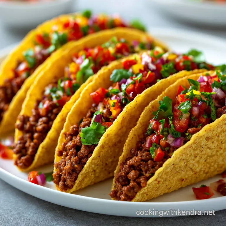 Ground Beef Tacos: Savory and Sizzling