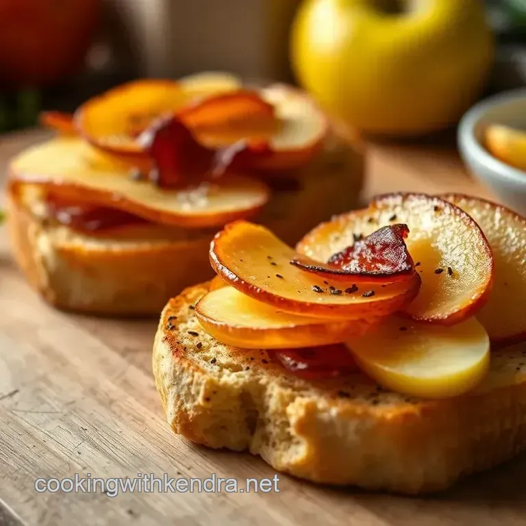 Broil Gruyère Bacon Open-Faced Sandwich