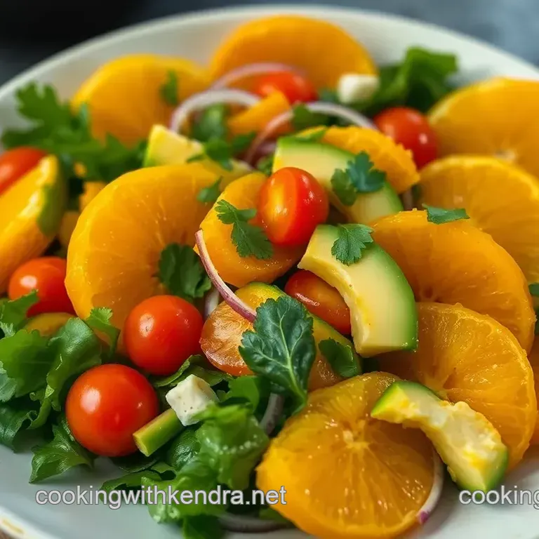 Halo Orange and Avocado Salad with Honey-Lime Dressing