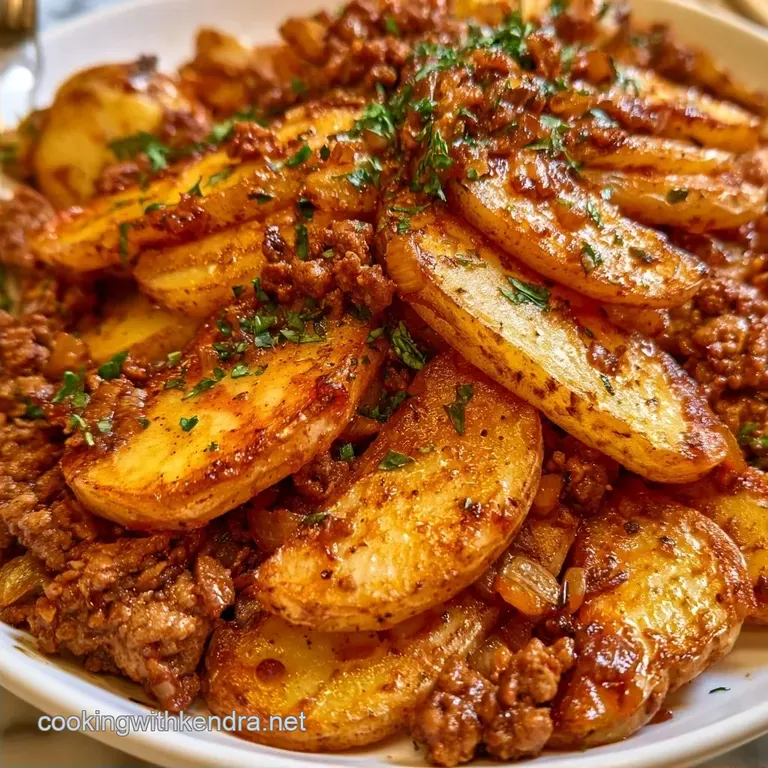 Easy Hamburger Potato Casserole