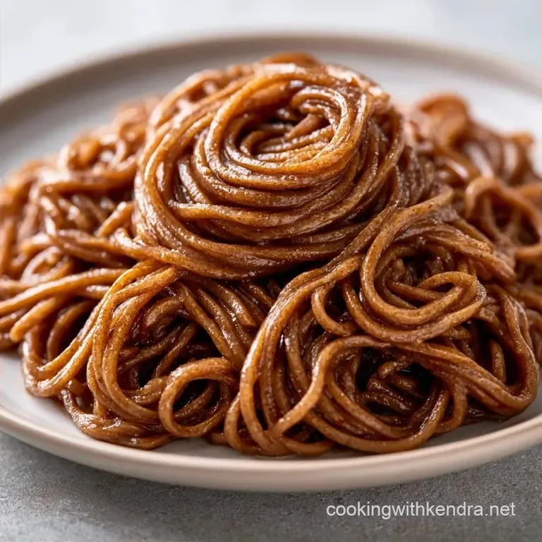 Healthy Buckwheat Noodle Dish: Silky Sesame Ginger Glaze