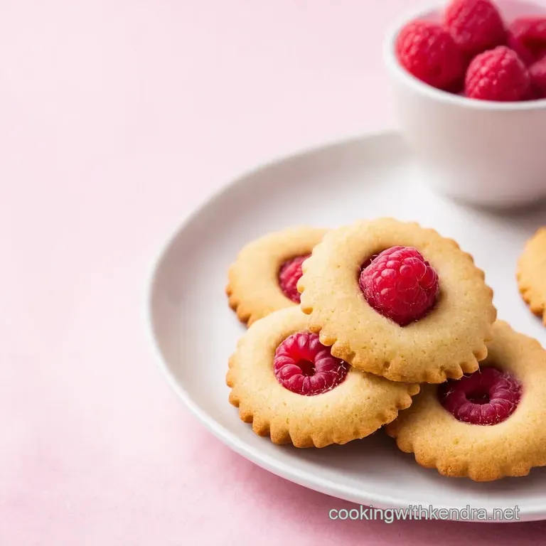 HeartShaped Raspberry Linzer Cookies