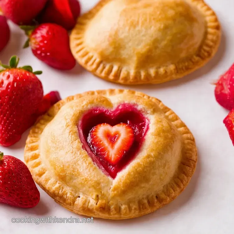 HeartShaped Strawberry Rhubarb Hand Pies