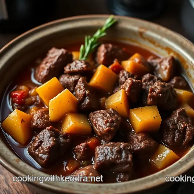 Heartwarming Venison Stew: A Rustic Hearty Delight