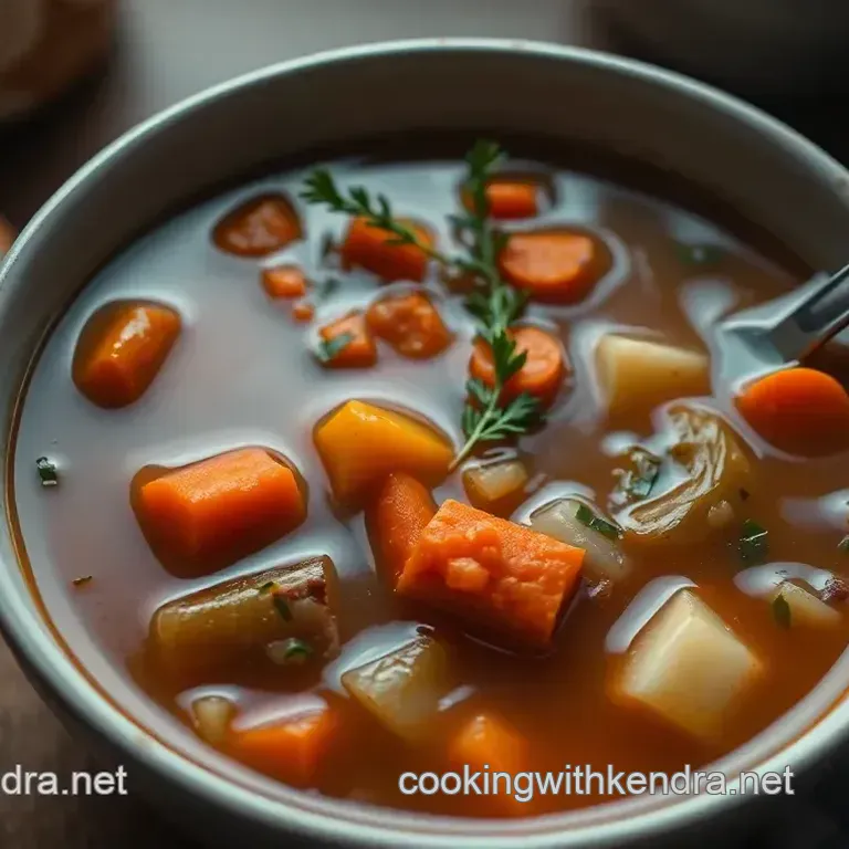 Hearty Bone Broth Soup: A Heartwarming Classic