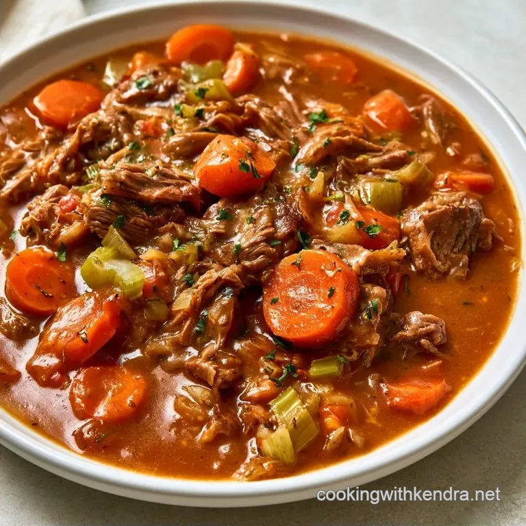 One-Pot Hearty Hamburger Soup