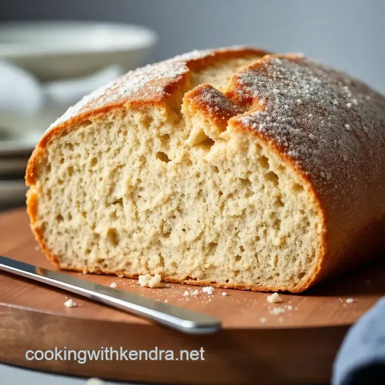 Hearty Homemade White Loaf Bread presentation