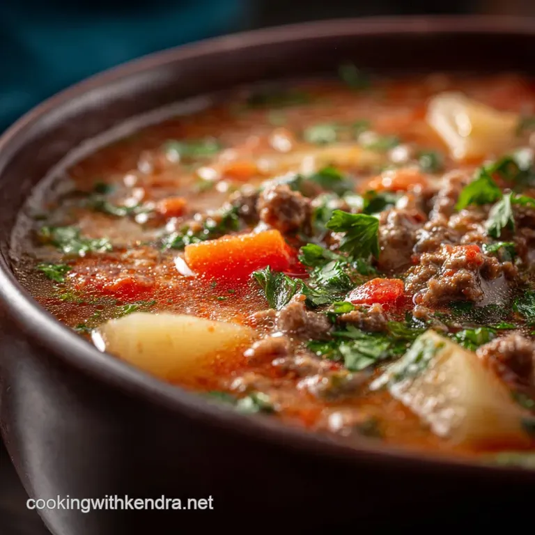 Potato Ground Beef Soup: The Ultimate Hearty Beef Potato Supper