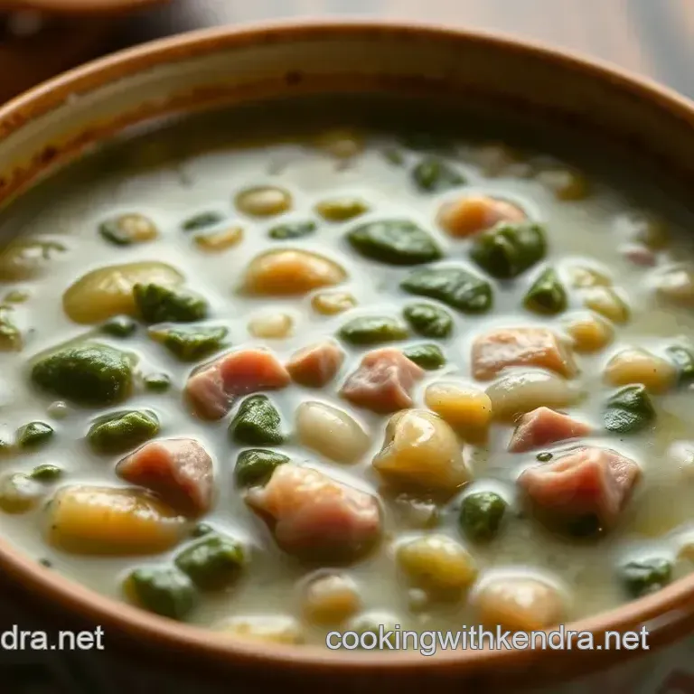 Hearty Southern Turnip Green Soup with Ham & Garlic – Family Favorite