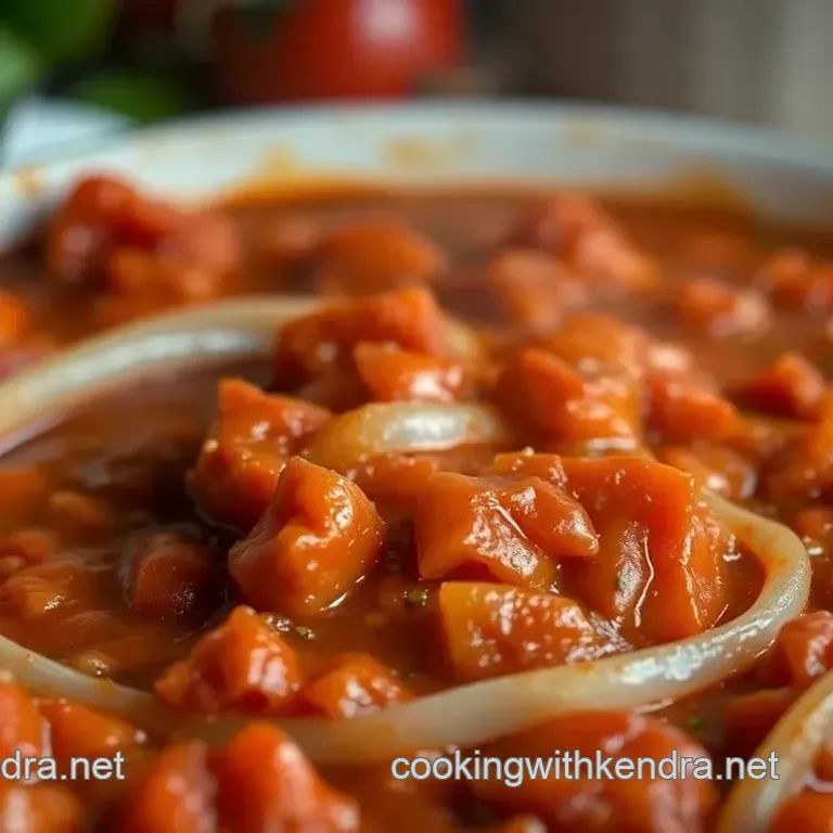 Heavenly Tomato Sauce for Stuffed Cabbage Rolls