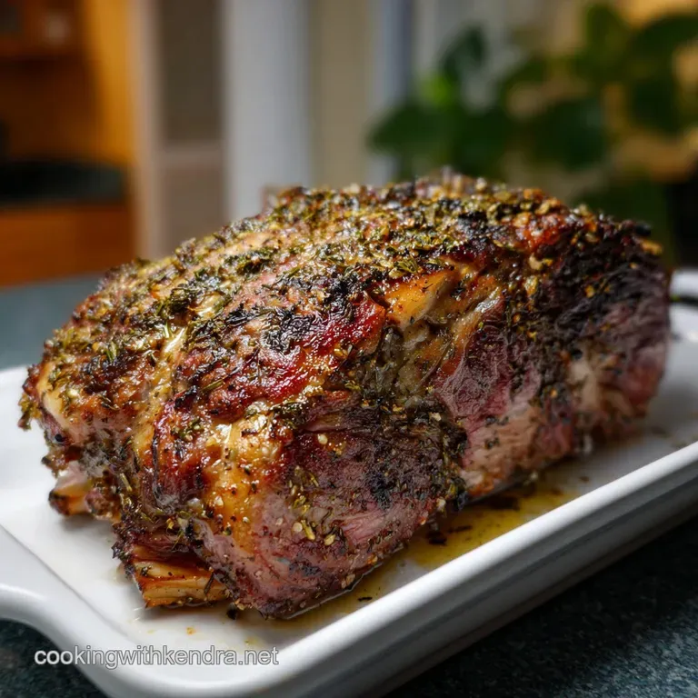 Rib Roast: the Definitive Herb-Crusted Prime Rib Roast presentation