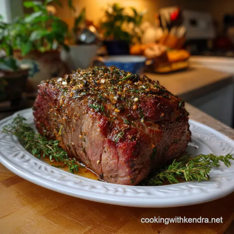 Christmas Eve Dinner Idea with Herb-Roasted Beef: Slow-Roasted
