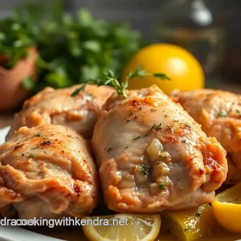 Herb-Roasted Turkey Thighs with Garlic and Lemon