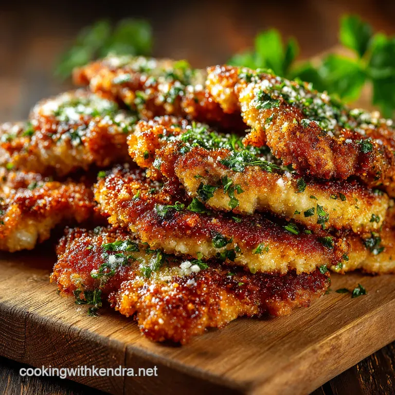 Herbed Parmesan Crusted Chicken presentation