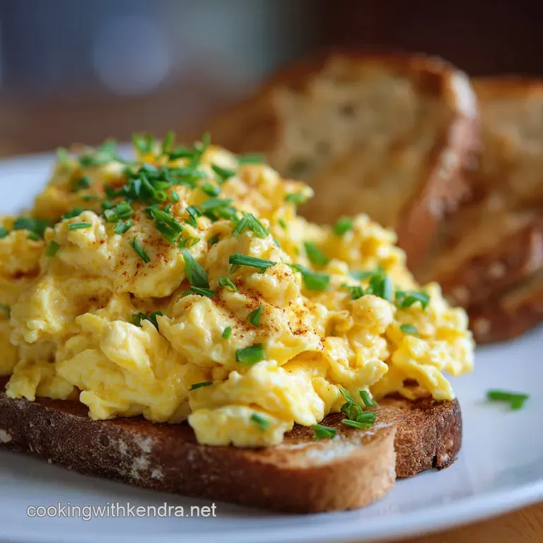 High Protein Scrambled Eggs: Cottage Cheese Method