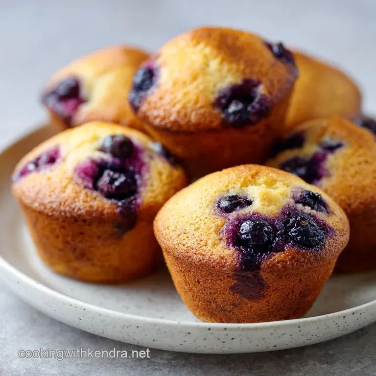 Blueberry Muffins: Bakery Style and Moist