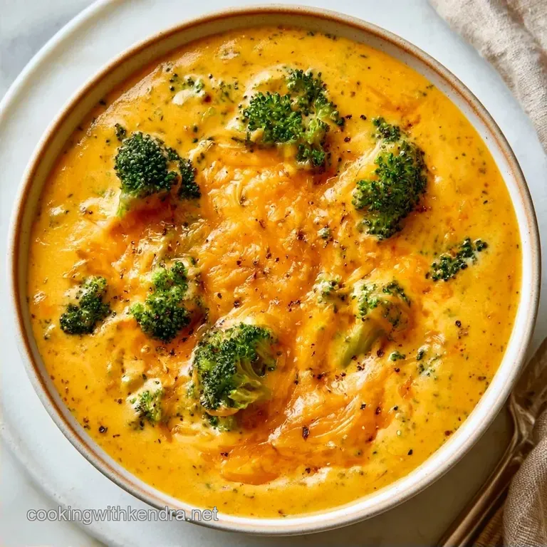 Homemade Broccoli Cheddar Soup in 35 Minutes