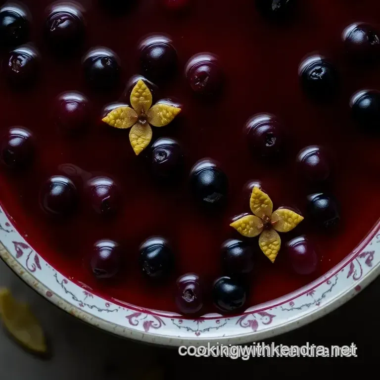 Homemade Cassis Liqueur: A Sweet Taste of France presentation