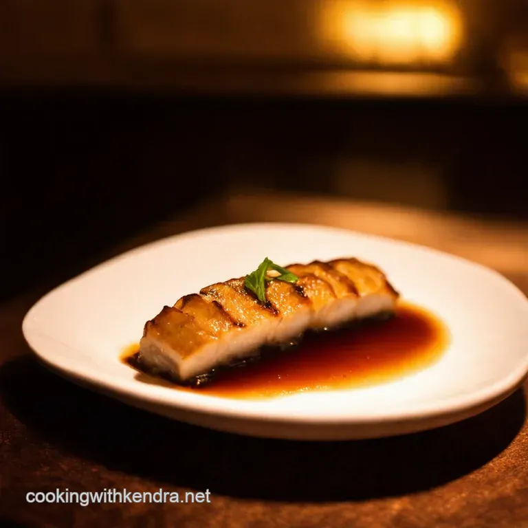 Homemade Eel Sauce Unagi Sauce presentation