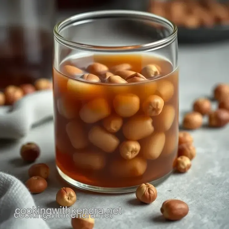 Homemade Hazelnut Liqueur: A Nutty Delight in a Bottle presentation