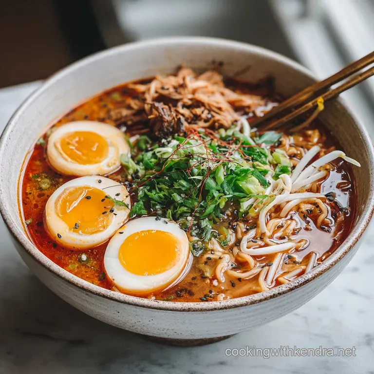 Homemade Ramen with Double Infusion Broth