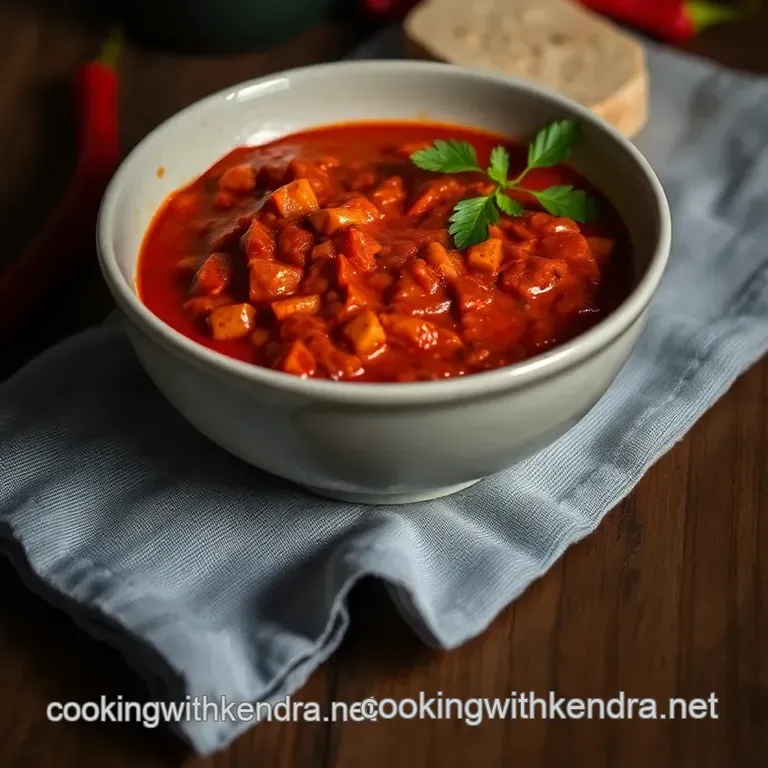 Homemade Red Curry Paste: A Flavorful Journey to Thailand presentation