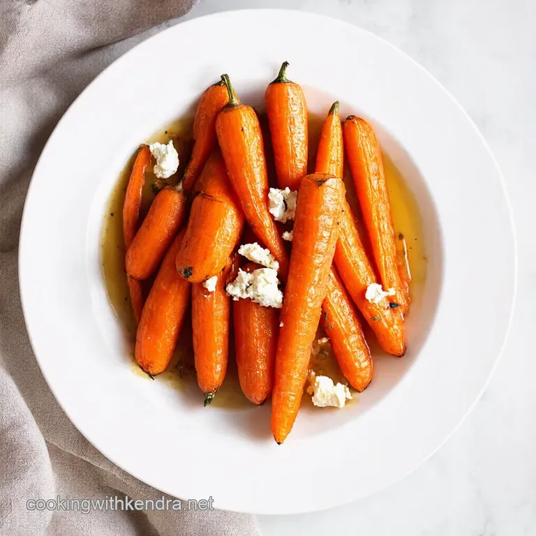 Honey Roasted Carrots with Thyme and Tangy Goat Cheese