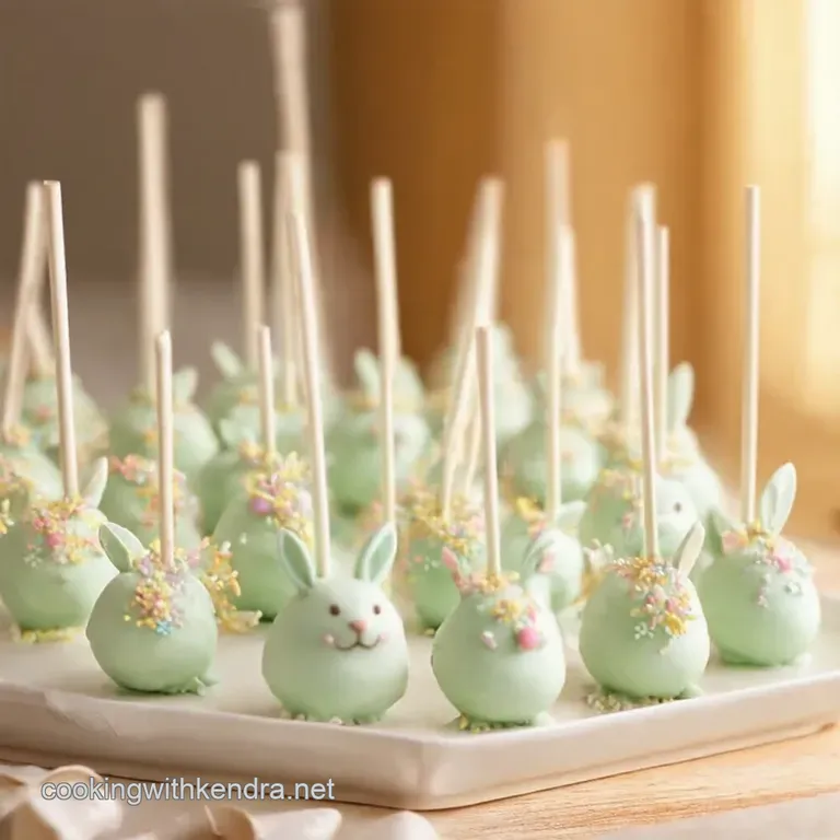 Hoppy Easter Cake Pops Cracking Good Fun presentation
