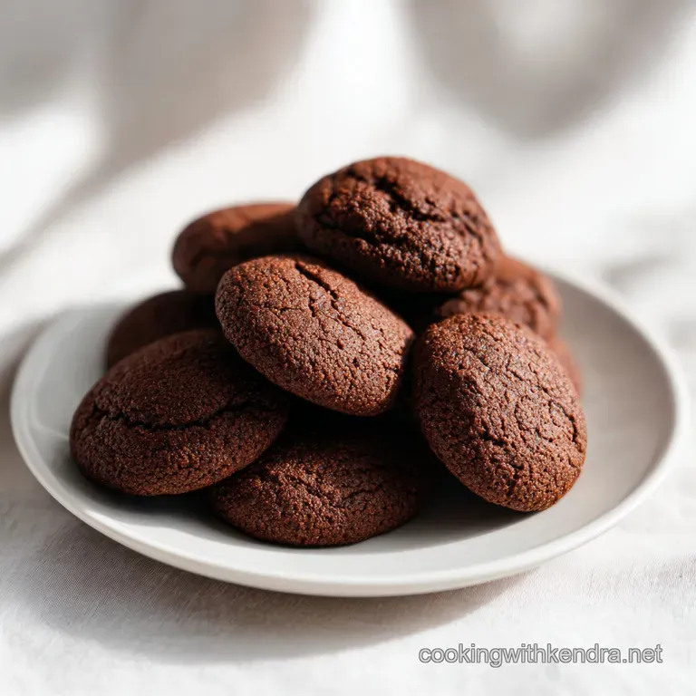 Soft and Chewy Hot Chocolate Cookies