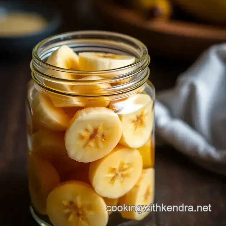 Banana Bliss Extract: Infusing Ripe Bananas for Homemade Flavor presentation