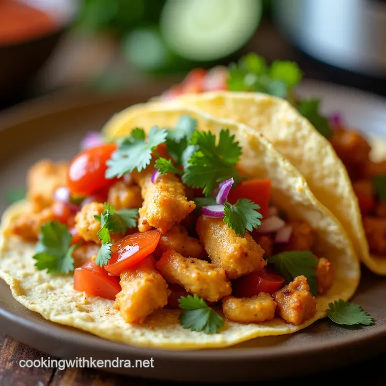 Instant Pot Fiesta Chicken Tacos Weeknight Winner