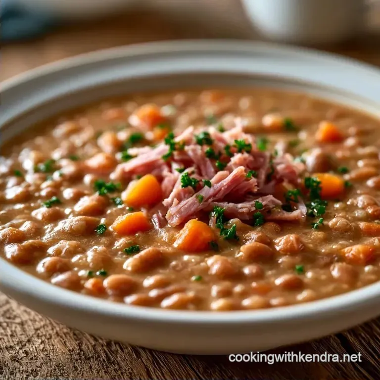 Instant Pot Pinto Bean Soup with Smoked Ham