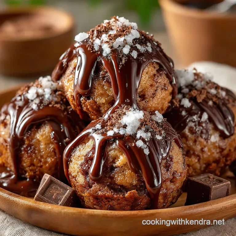 Irish Cream Chocolate Brownie Bombs BoozeFree