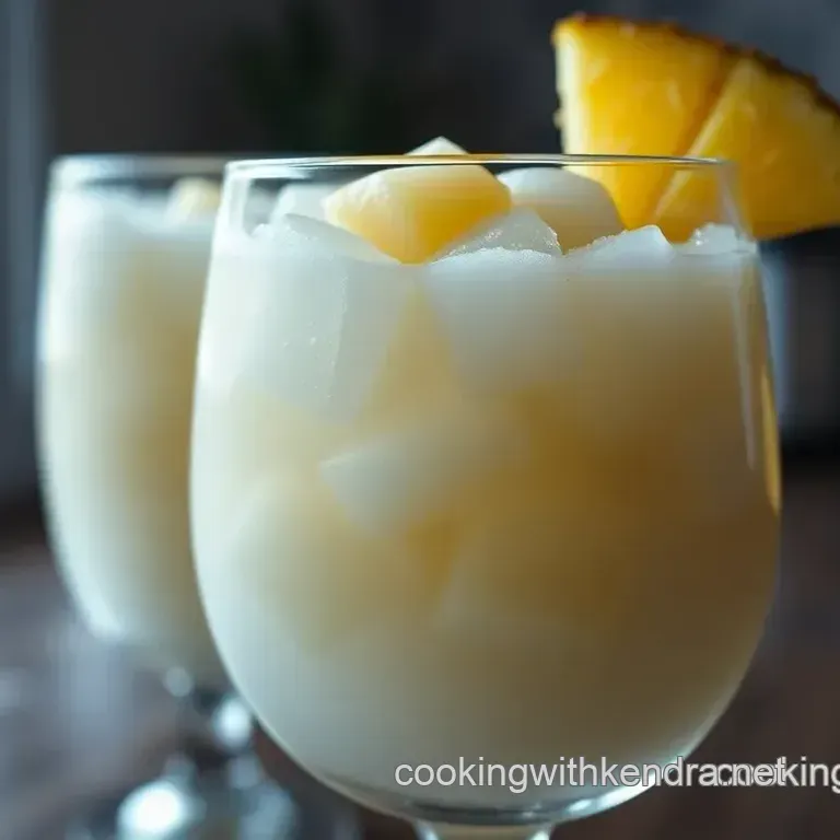 Island Breeze: The Perfect Virgin Piña Colada