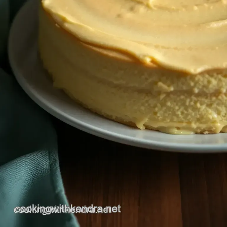 Italian Creme Cake presentation