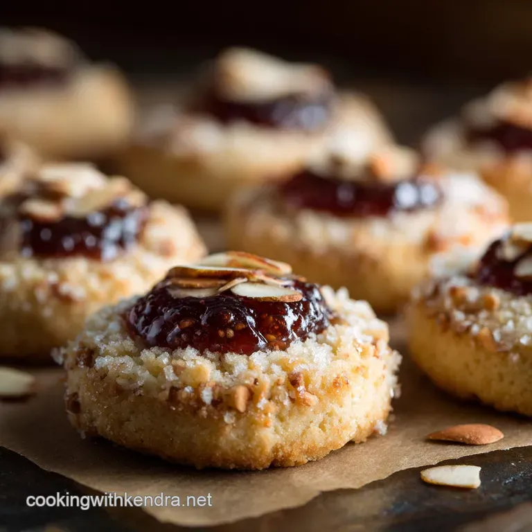 Italian Thumbprint Cookies Auntie Marias Tender Almond Ricotta Recipe
