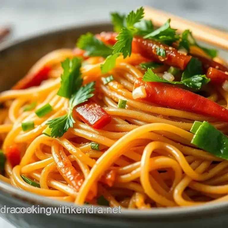 Japchae: Korean Glass Noodle Stir-Fry