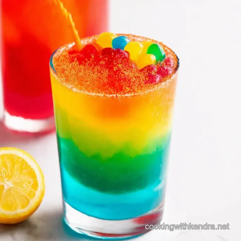 Jolly Rancher Rainbow Smash Cocktail