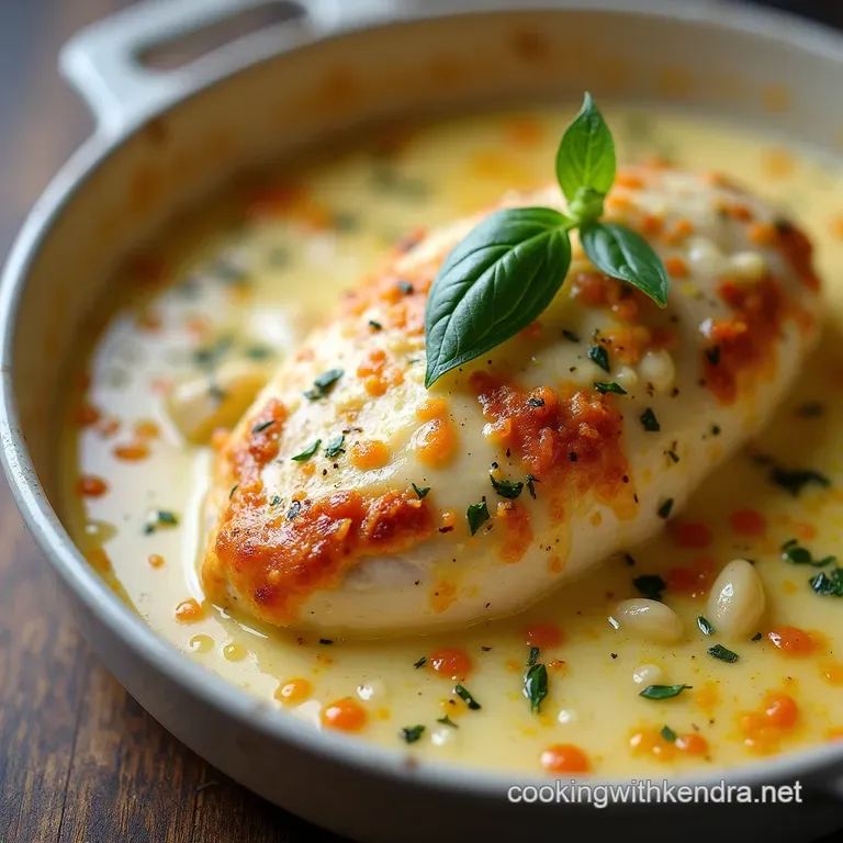 Easy Oven Baked Caesar Chicken Recipe with Creamy Sauce