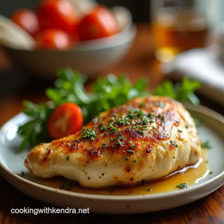 The Perfect Roast Foolproof Juicy Herbroasted Chicken Breast presentation