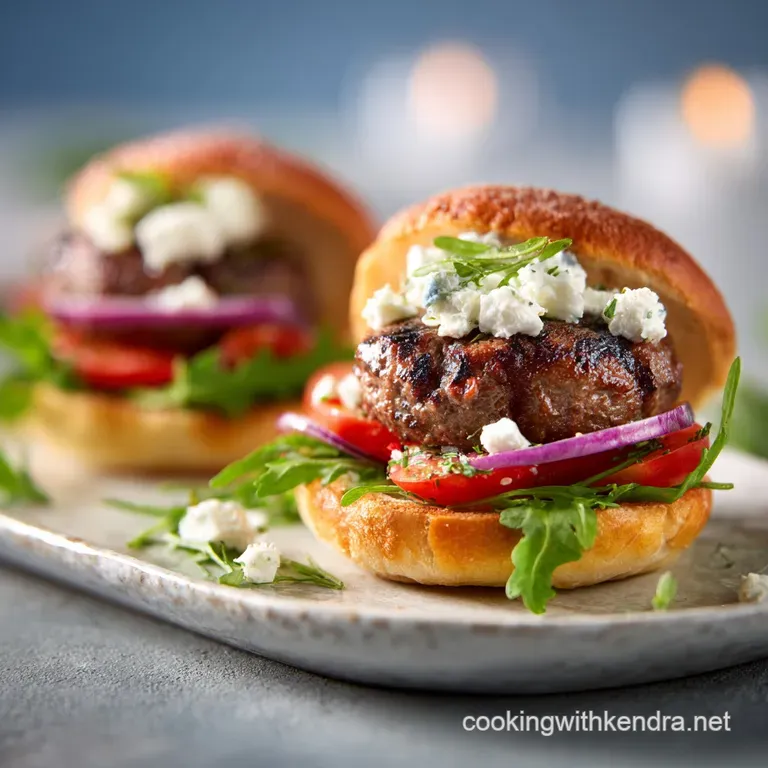 Mediterranean Lamb Burgers: Juicy and Herb-Flecked